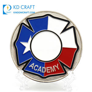 Высокое качество на заказ латунь Металлическая эмаль пожарный подарок сувенир Пожарный Вызов Монета - Product Image 4