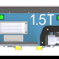 Robot AGV intelligent à plateau robuste pour levage partiel avec navigation par bande magnétique