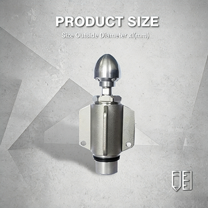 <span class=keywords><strong>Buse</strong></span> de nettoyeur à jet d'eau haute pression ultra haute pression en acier inoxydable 1/4 3/4, <span class=keywords><strong>buse</strong></span> <span class=keywords><strong>rotative</strong></span> pour le nettoyage des tuyaux, <span class=keywords><strong>buse</strong></span> de jet d'égout - Product Image 2