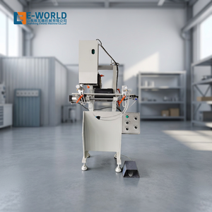 เครื่องทำโปรไฟล์พีวีซี E-WORLD สำหรับร่องน้ำ 380V มอเตอร์ความแม่นยำสูง อุปกรณ์ทำหน้าต่างและประตู - Product Image 1