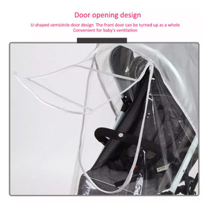 Jxb Xe đẩy em bé phụ kiện hot sử dụng hàng ngày PVC raincover - Product Image 2