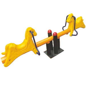 Balancín de plástico para bebé con animales bonitos de alta calidad, equipo de juegos para niños para interiores/exteriores, para jardín, escuela, jardín de infantes, balancín - Product Image 6
