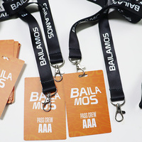 Lanière d'exposition Keepfly avec badges en plastique, passe événementiel, passe VIP, étiquette nominative, accès backstage – Livraison rapide du fabricant