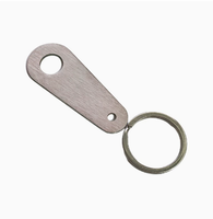 Porte-clés pendentif en acier inoxydable, style moto simple, rétro, accessoire de suspension transfrontalier