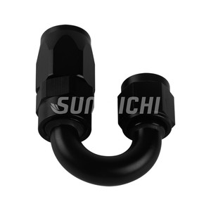 Tùy chỉnh nữ xoay 180 độ đen anodized AN4 an6 an8 AN10 <span class=keywords><strong>AN12</strong></span> AN16 AN20 nhôm một phụ kiện - Product Image 2