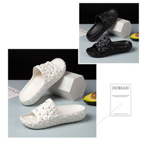 สำหรับทุกเพศน้ำหนักเบาระบายอากาศชิ้นเดียวสำหรับเปิดนิ้วเท้าออกแบบโลโก้นูนกันลื่นนุ่มสบายกลางแจ้งสปอร์ตฤดูใบไม้ร่วง - Product Image 4