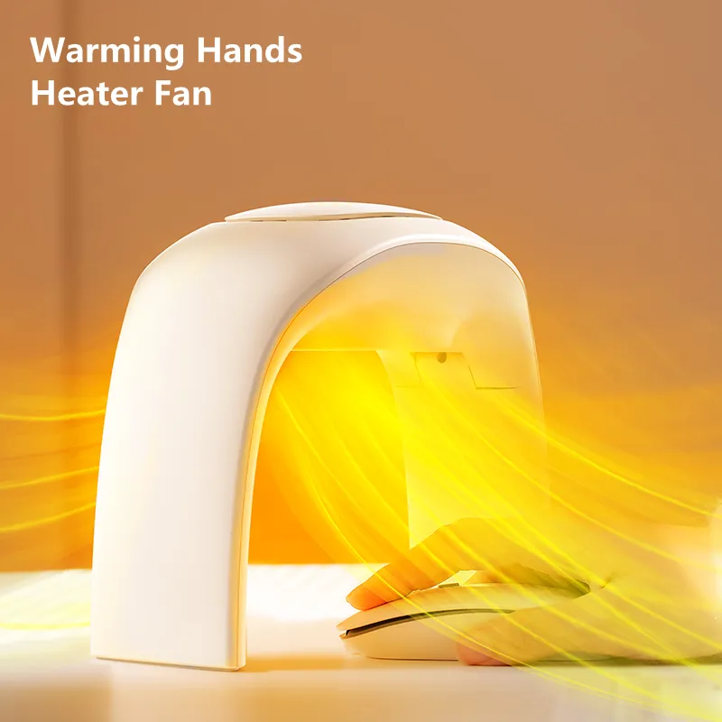 Desktop Hand Heater Electric Space Heater Small Personal Mini Heater with Adjustable Thermostat for Office Room Home Use