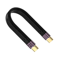 Câble d'extension de données USB 4.0 Gen3 Type-C PD 100W 5A Charge rapide USB C vers Type C Thunderbolt 3 USB 4 Câble FPC 40 Gbps 4K 60Hz