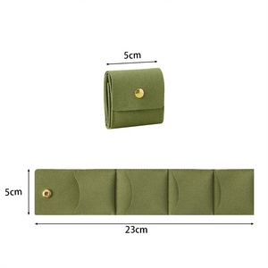 PUPPYSEW 22.5*5ซม.  กระเป๋าจัดระเบียบเครื่องประดับแบบม้วน ทำจากไมโครไฟเบอร์ สำหรับใส่เครื่องประดับชิ้นเล็กๆ เช่น แหวน ต่างหู  พร้อมโลโก้สั่งทำได้ - Product Image 3