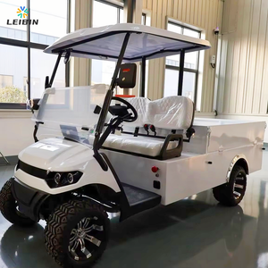 New Electric 2-Seater White Utility Golf Cart with Bed 48V/60V/<b>72V</b> Lithium <b>Battery</b> 3.5KW AC Motor City Outdoor Leisure - Product Image 1