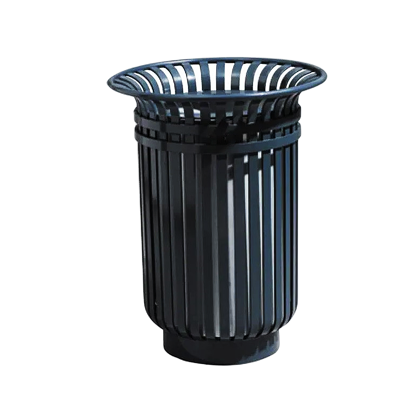 Customized Dust Management Large Container Metal Recycle Park Waste Can Steel Outdoor Trash Bin