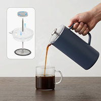 1000ML Vacuüm Geïsoleerde RVS French Press Koffiezetapparaat met Tuitfilter INFUSER Kan voor Koffie & Dranken