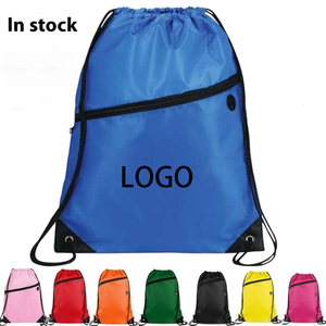 Advertising Outdoor Sports Drawstring Backpack Polyester Fashion Customize Pocket Travel Promotional Bags Gift Storage