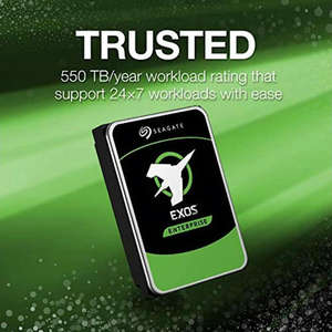 ฮาร์ดไดรฟ์ภายในสำหรับเซิร์ฟเวอร์ EXOS 7E2 2TB ENTERPRISE 3.5 นิ้ว รุ่น ST2000NM0008 ความเร็ว 7200 รอบต่อนาที แคช 128MB SATA 6Gb/s - Product Image 6