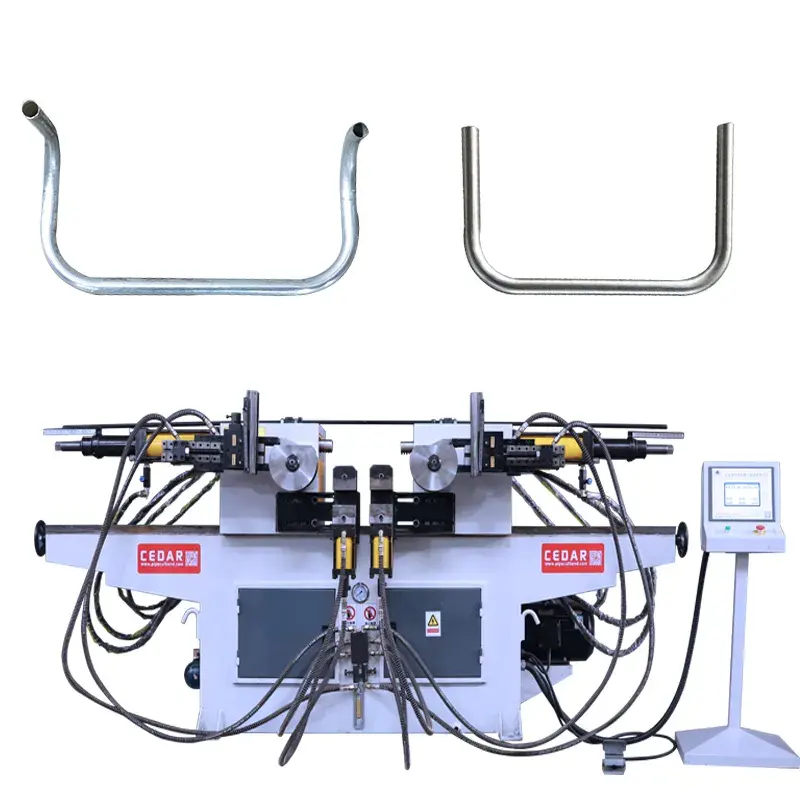 38 CNC cabeça de casal máquina de dobra da tubulação hidráulica automática para tubo de pvc e tubo de metal