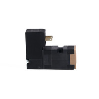 Vanne solénoïde FAS pour 59.70062/59.70063, DC24V 2W, noire, à commande pilote (NC), en PPS/PA/Acier inoxydable, garantie 1 an