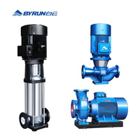 Pompe à eau centrifuge verticale multi-étages en acier inoxydable de qualité commerciale certifiée CE BGF, 1,5 HP/0,5 HP, haute pression