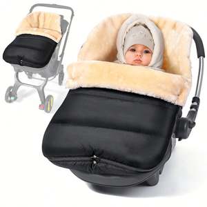 Funda Cálida para Asiento de Coche con Cremallera Extraíble para Bebés Niños y Niñas, Impermeable, Tipo Saco de Dormir - Product Image 5