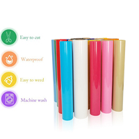 Rouleaux de film thermocollant HTV en vinyle pour textiles, PVC haute température pour transfert thermique sur T-shirts – Vente en gros