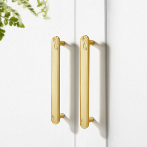 New Chinese Style Fan Pattern Brushed Zinc Alloy Cabinet Pulls &amp; Round <strong>Knobs</strong> for Kitchen Cabinets Wardrobes <strong>Drawers</strong> - Product Image 5