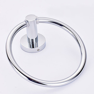 แหวนแขวนผ้าเช็ดตัวสแตนเลส Saint Ruijia ชุบโครเมียม ติดผนัง อุปกรณ์เสริมในห้องน้ำ - Product Image 2
