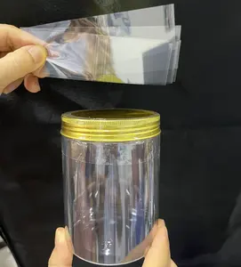 Custom Print Perforated Heat Shrink Wrap Bands Shrink Safe Sealed Band For PET Bottle Necks Jars Cap Seal