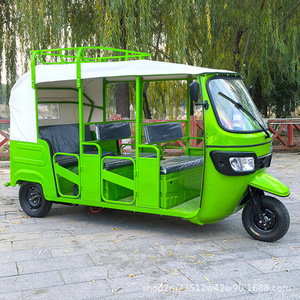 Triciclo de pasajeros eléctrico de tres ruedas TukTuk original de fábrica al por mayor para 6 pasajeros - Product Image 3