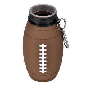 Botella de Agua Deportiva de Silicona, Portátil, Libre de BPA, Plegable, con Forma de Balón de Rugby, para Niños - Product Image 3