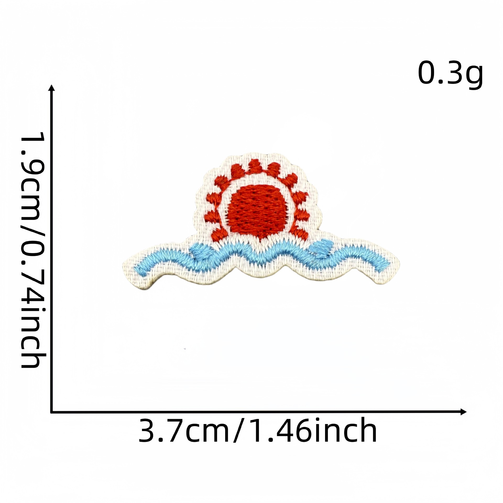 Ocean series cloth stickers 1