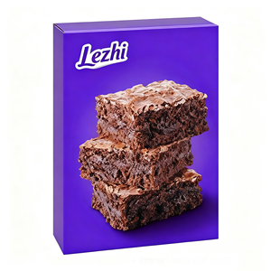 กล่องบรรจุภัณฑ์กระดาษผสมบราวนี่ฟัดจ์ฟัดจ์ฟัดจ์คลาสสิกเกรดอาหารแบบกำหนดเอง - Product Image 3