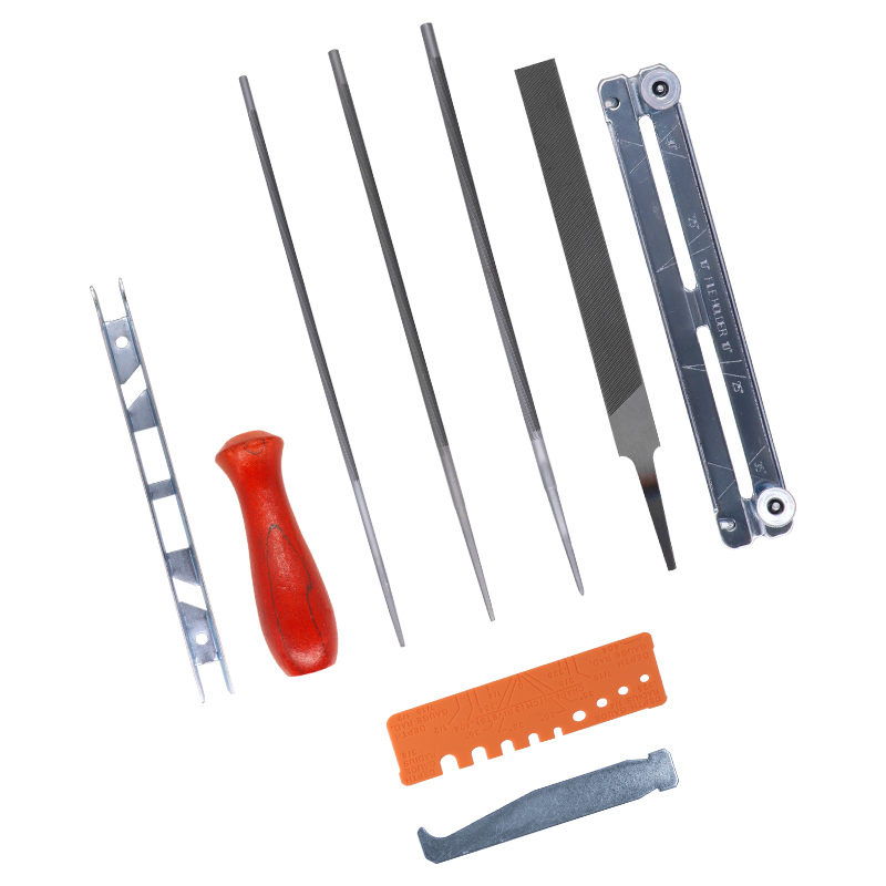 Набор для ЗАТОЧКИ ЦЕПНОЙ ПИЛЫ, 9 шт.