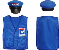 Nouveau costume de la fête des enfants, costume de facteur, costume de jeu de rôle, costume de performance scénique