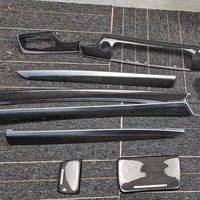 Kit de garnitures intérieures en fibre de carbone véritable style OEM pour BMW F10 F18 Série 5, kit de remplacement complet de l'intérieur