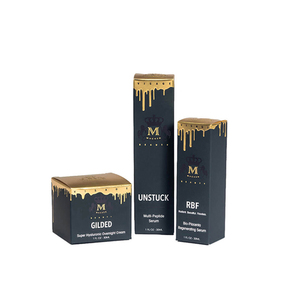 Cajas de Suero Plegables de Lujo, Cajas de Papel para Cosméticos y Cuidado de la Piel, Cajas de Papel para Suero Corporal - Product Image 1