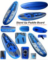 SUP gonflable de pêche avec deux ailerons en ligne 335 cm (11 pieds) et laisse de sécurité pour la navigation en mer – Lumark, vente en gros directe d'usine de Chine