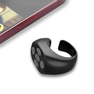 2023 High Quality Aliexpress Best Seller Blue- Tooth TIK Tok You Tube Ring Remote Control For Mobile Phone For TikTok