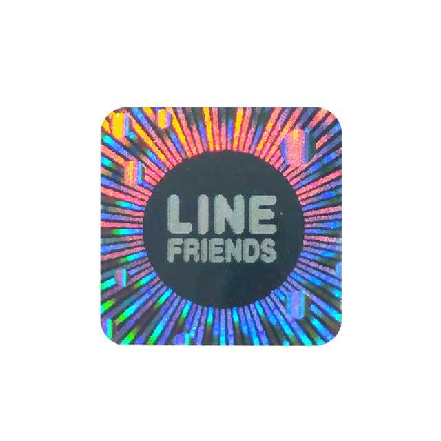 Wholesale Custom Authenticity Square Shape Hologram Sticker Label Hot Style Vinyl for Computer Camera Mobile Phone Use