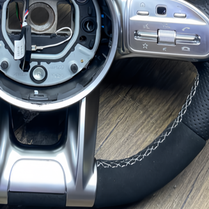 Volant en cuir adapté pour mercedes-benz W204 W205 W211 W203 W212 W176 W213 Cla W210 W124 W177 W221 a C <span class=keywords><strong>E</strong></span> S Class - Product Image 6