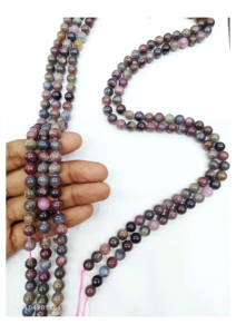 Turmalina multicolor, piedra facetada de colores arcoíris, ágata Mirani de la India (Rajasthan), tema amoroso. - Product Image 2