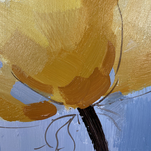 Dipinti a Olio su Tela di Fiori Gialli, Arte Murale Classica Moderna Dipinta a Mano, Vendita all'Ingrosso - Product Image 5