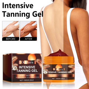 OceAura gel de bronzage intensif sans <span class=keywords><strong>soleil</strong></span> <span class=keywords><strong>noir</strong></span> plage d'été naturel couleur blé hydratant soin du corps - Product Image 1
