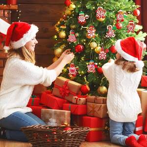 Gingerbread Man Decoración de Navidad Árbol de Navidad Decoración Colgante Diseño de escena - Product Image 2