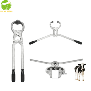 Pinza de Castración Burdizzo Reutilizable de Acero Inoxidable sin Sangre con Apoyo para Rodilla, Emasculador Veterinario para Ovejas y Cabras - Product Image 5