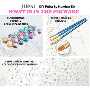 Figuras famosas pintura al óleo kits de pintura acrílica DIY pintado a mano Diy lienzo pintura por números <span class=keywords><strong>para</strong></span> adultos - Product Image 2