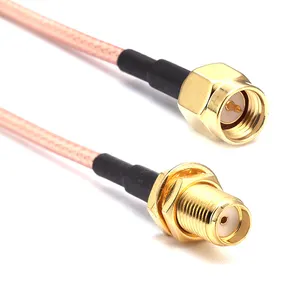 高品质RF1.13 RG174 RG178 RG316 RG58电缆射频同轴电缆母连接器SMA MCX BNC TNC MCX FAKRA公50欧姆 <1.8