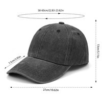 Casquette Papa Vierge Délavée Non Structurée Profil Bas en Gros, Logo Personnalisé Coton Uni à Sangle Casquette de Baseball Vintage
