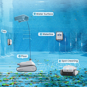 AIRROBO Robot Aspirador Inalámbrico para Piscinas con APP, Limpiador Robótico Automático Inteligente para Piscinas, Herramienta de Limpieza PC200 Auto - Product Image 2