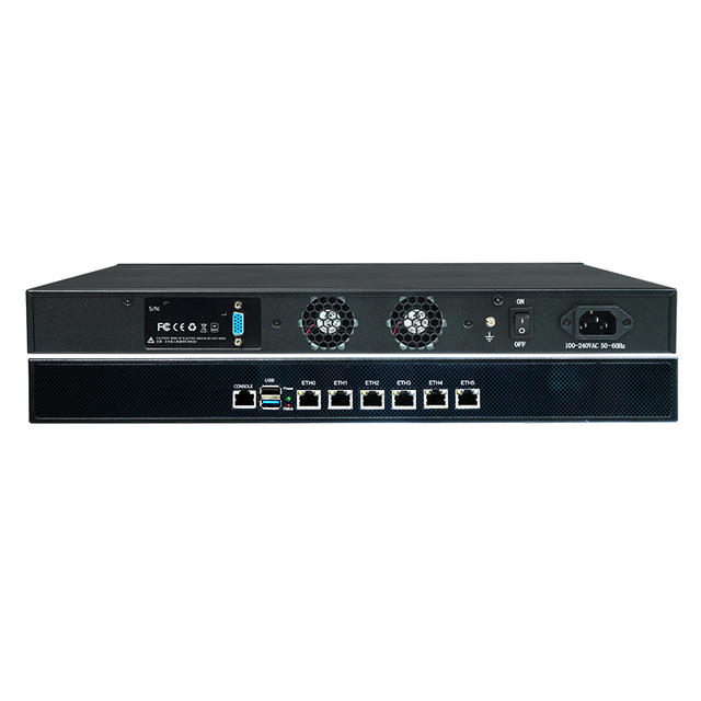 1u Firewall 6 Port Celeron Processor Rack Mount Pfsense Firewall Pc Network Security Firewall Appliance Pfsense