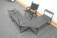 Table de camping pliante en acier au carbone pour l'extérieur, modèle IGT, idéale pour pique-niques et fêtes – Meilleure vente