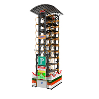 Système de stationnement automatique vertical rotatif multi-niveaux pour voitures, prix du système de stationnement intelligent pour véhicules, 12, 16, 20 voitures